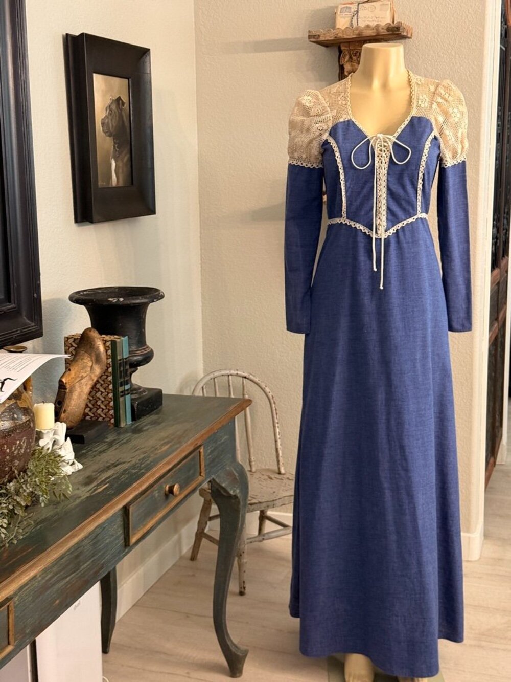 GUNNESAX by Jessica San Franciso PRAIRIE REVIVAL Cotton Denim DRESS